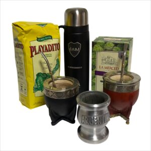 Kit Matero Yerbas Mates Termo
