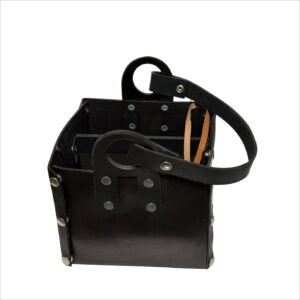 Porta Mate Cuero Negro 1